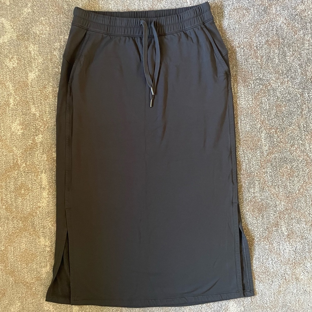 Lululemon Athletica Charcoal Long Skirt